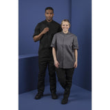 Southside Band Collar Chef Jacket Black L