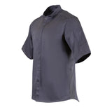 Southside Band Collar Chef Jacket Charcoal XL