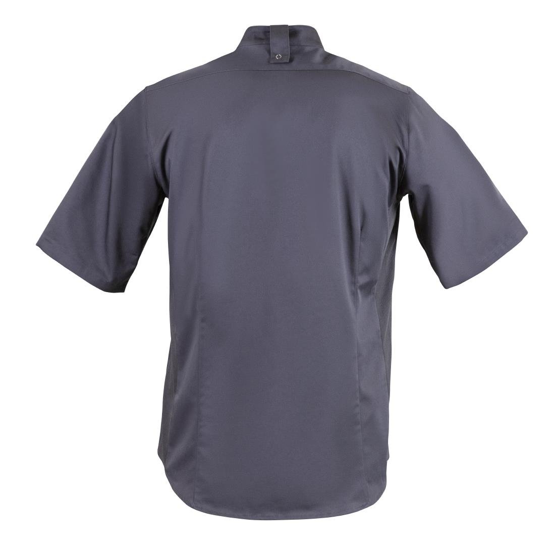 Southside Band Collar Chef Jacket Charcoal XL