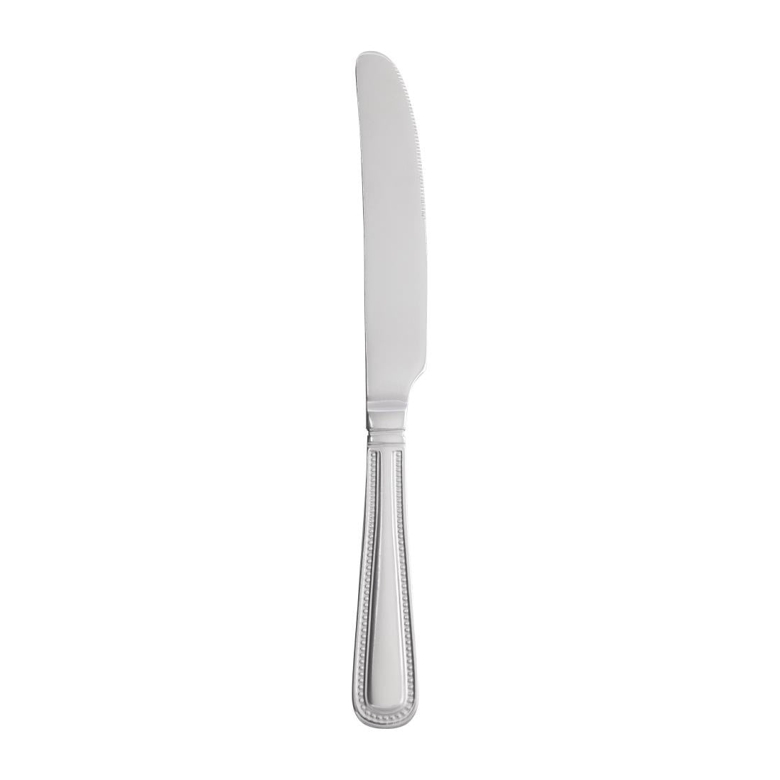 Olympia Bead Solid Handle Table Knife (12 Pack)