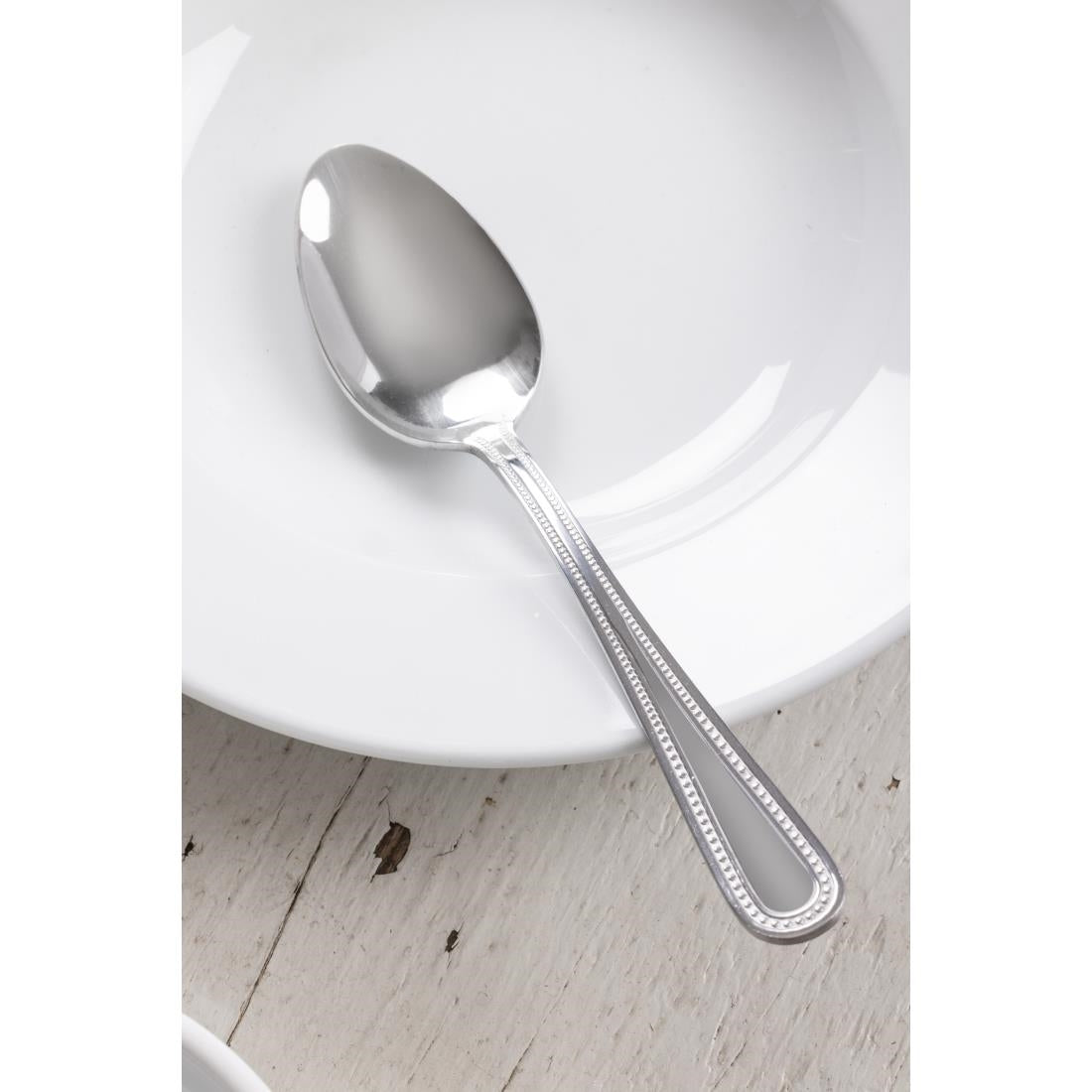 Olympia Bead Dessert Spoon (12 Pack)
