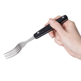 Olympia Taverna Steak Forks with Black Handles (12 Pack)