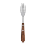 Olympia Steak Forks with Merbau Wood Handles (12 Pack)