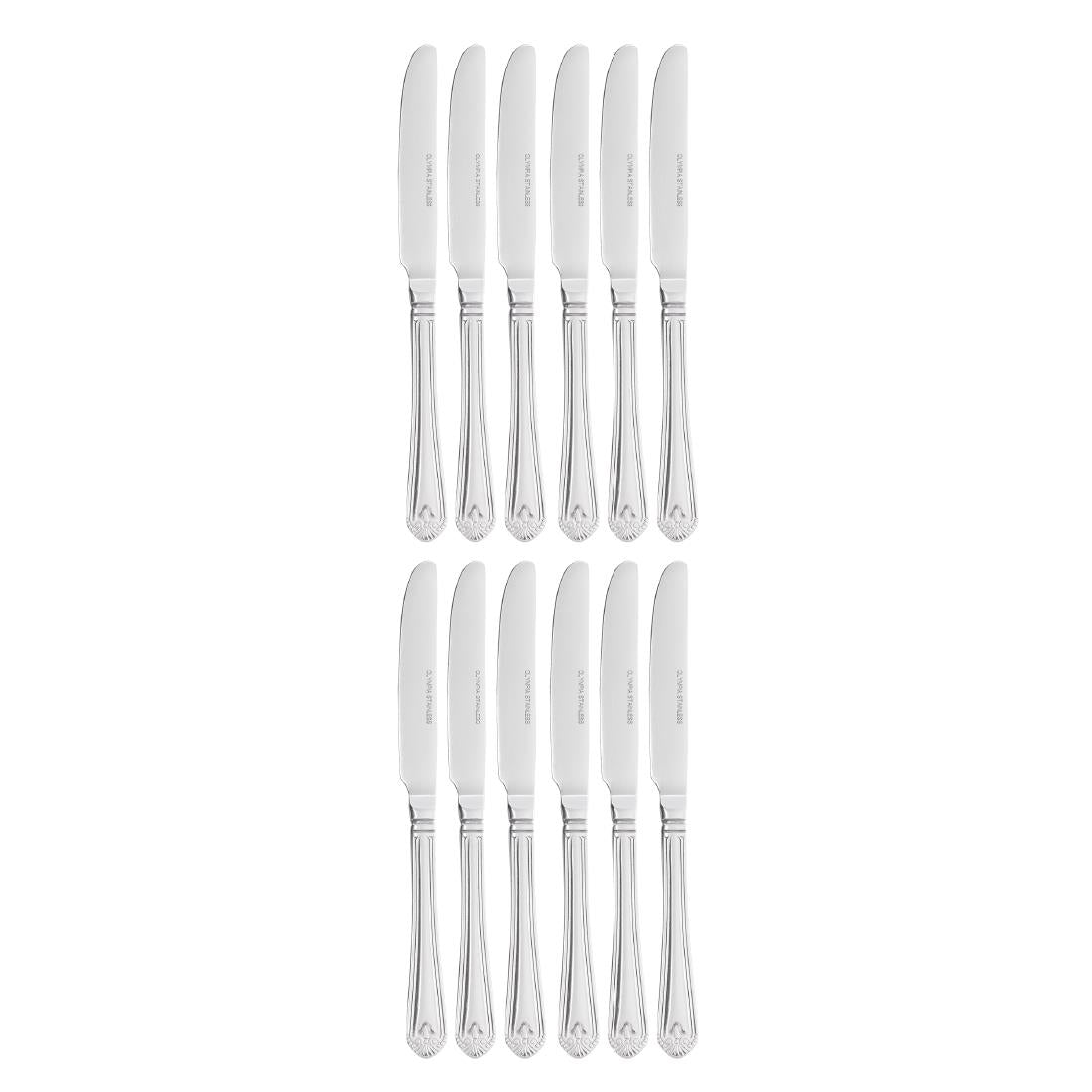 Olympia Jesmond Dessert Knives (12 Pack)