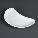 Olympia Whiteware Crescent Salad Plates 200mm (12 pack)