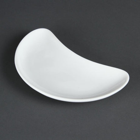 Olympia Whiteware Crescent Salad Plates 200mm (12 Pack)