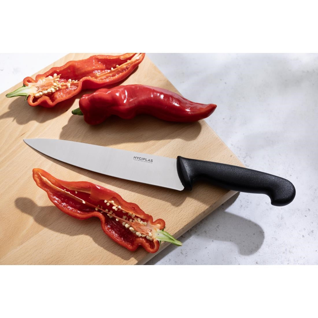 Hygiplas Chef Knife Black 21.8cm