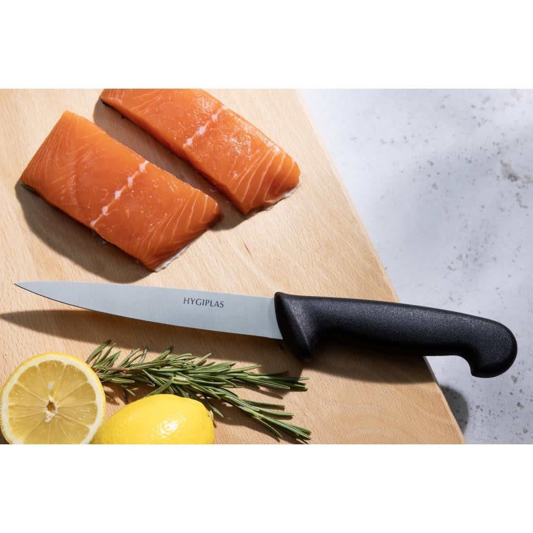 Hygiplas Fillet Knife Black 16cm