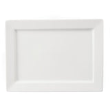 Olympia Whiteware Wide Rim Rectangular Platter 400x295mm