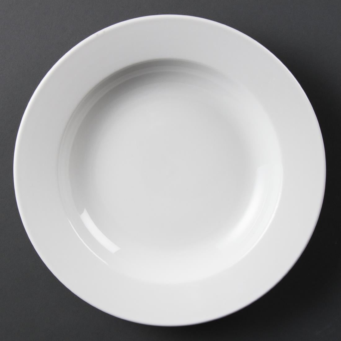 Olympia Whiteware Deep Plates 270mm 430ml (6 Pack)