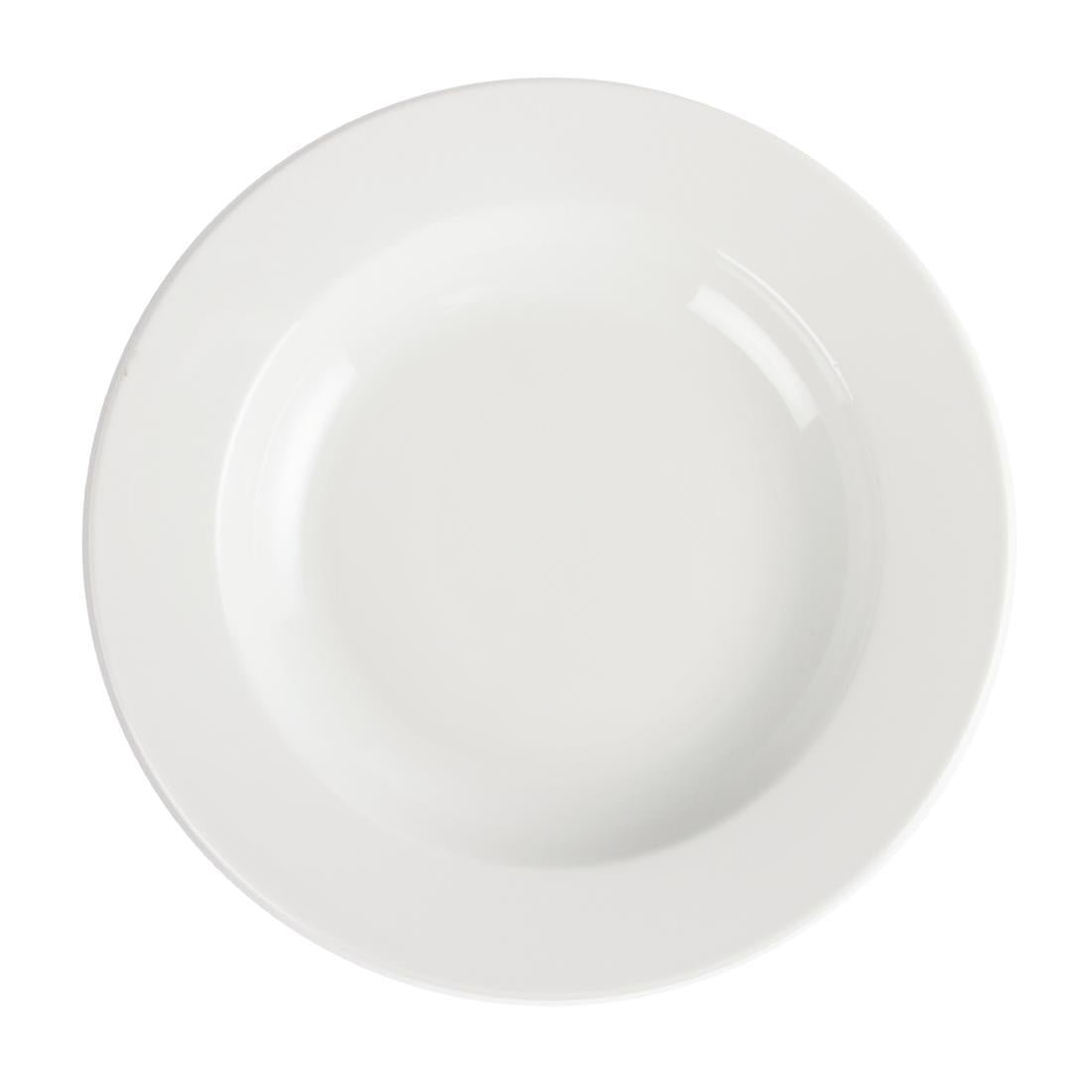 Olympia Whiteware Deep Plates 270mm 430ml (6 Pack)