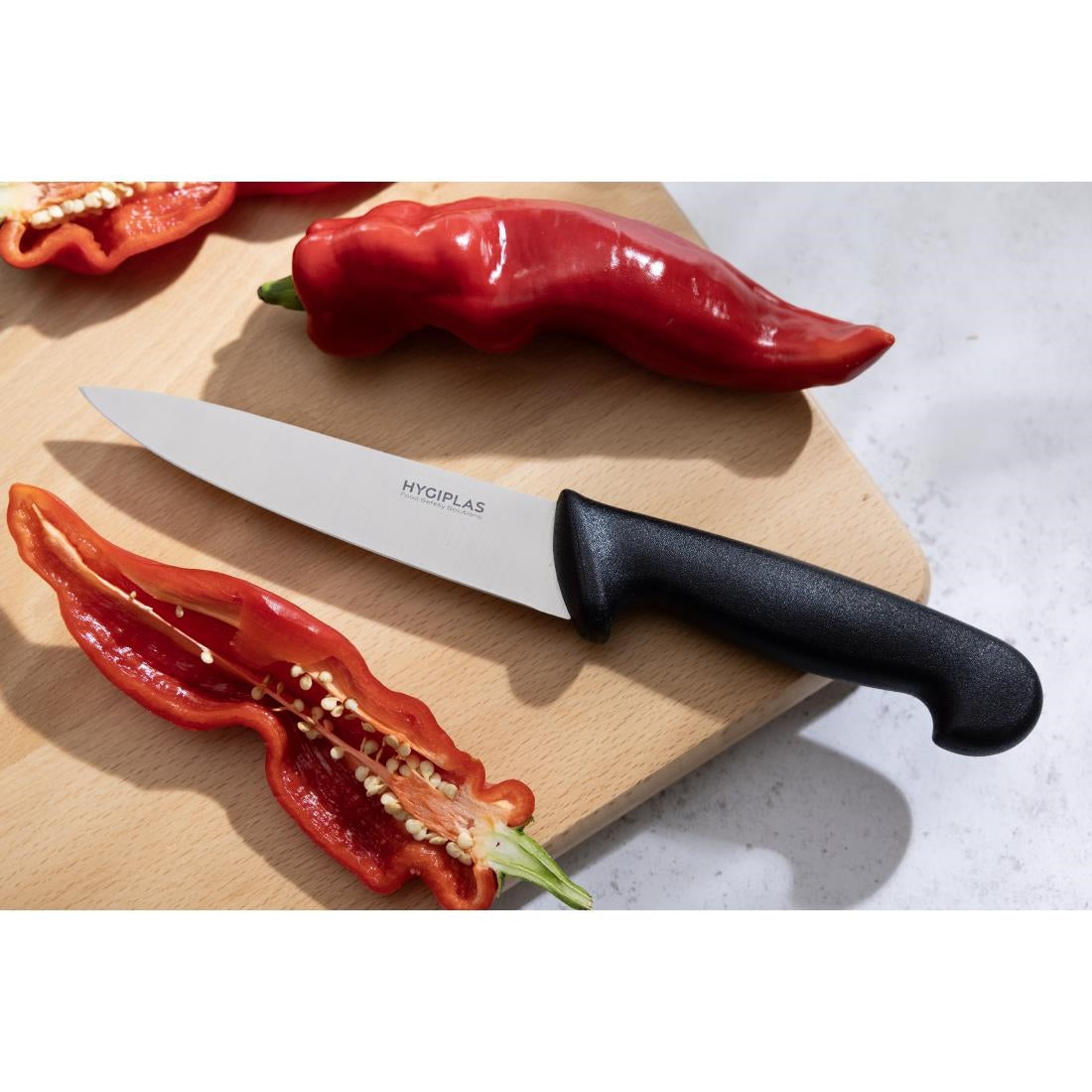 Hygiplas Chef Knife Black 15.5cm