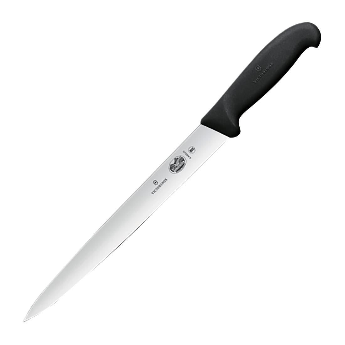 Victorinox Fibrox Narrow Slicing Knife Black 25cm