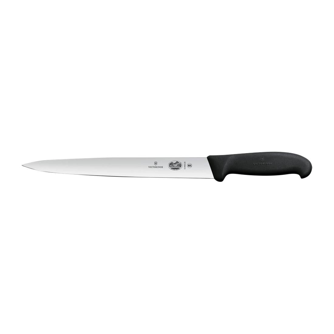Victorinox Fibrox Narrow Slicing Knife Black 25cm