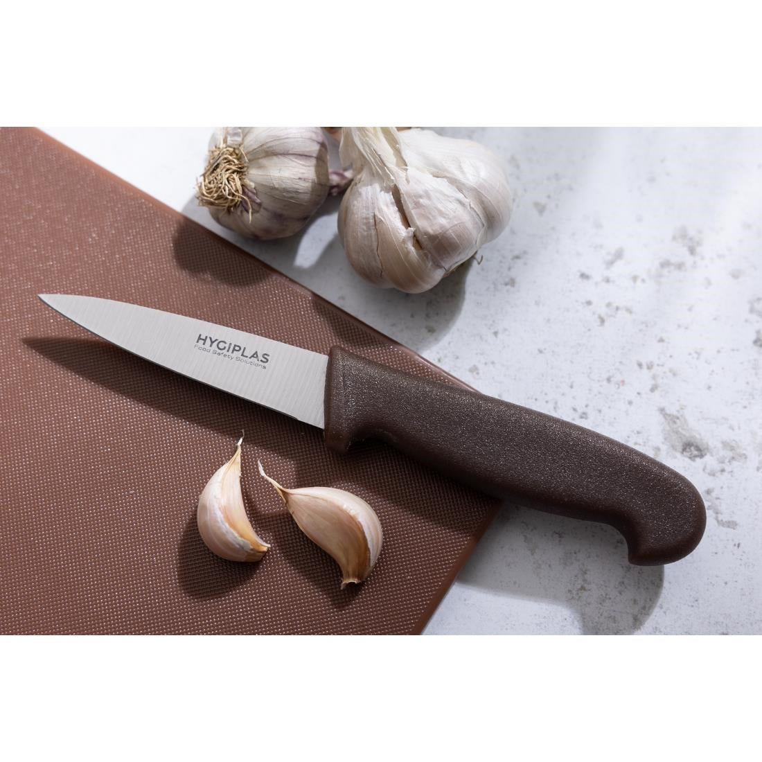 Hygiplas Paring Knife Brown 8.3cm