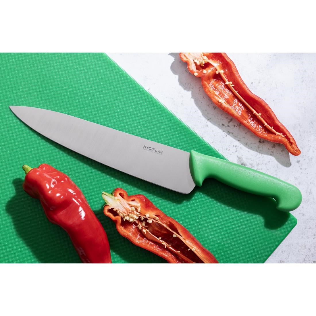 Hygiplas Chef Knife Green 25cm