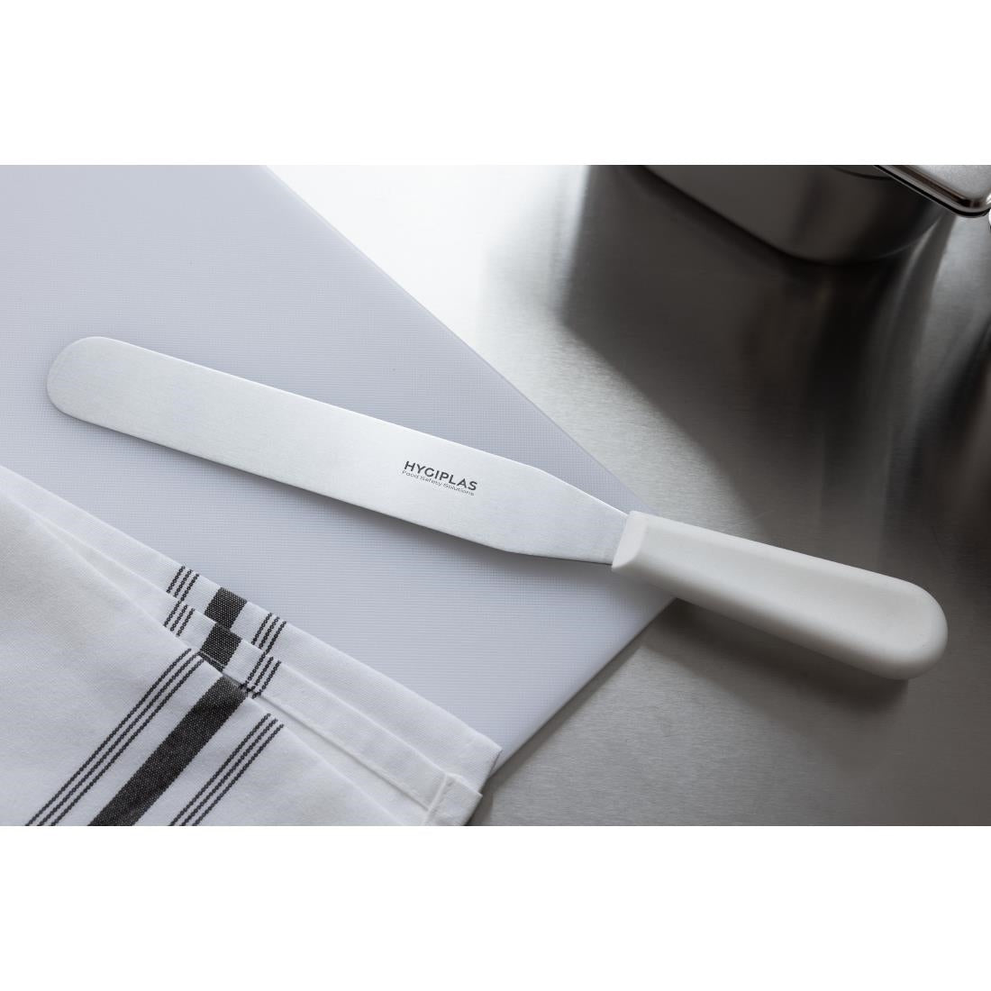 Hygiplas Straight Blade Palette Knife White 20cm