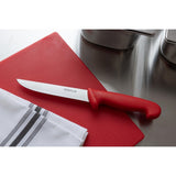 Hygiplas Stiff Blade Boning Knife Red 15cm