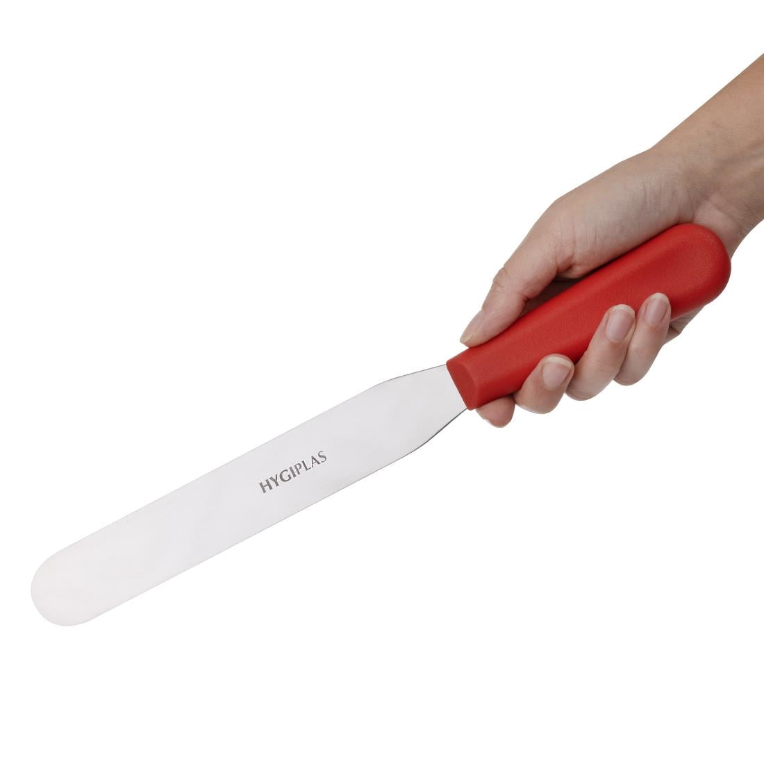 Hygiplas Straight Blade Palette Knife Red 20.5cm