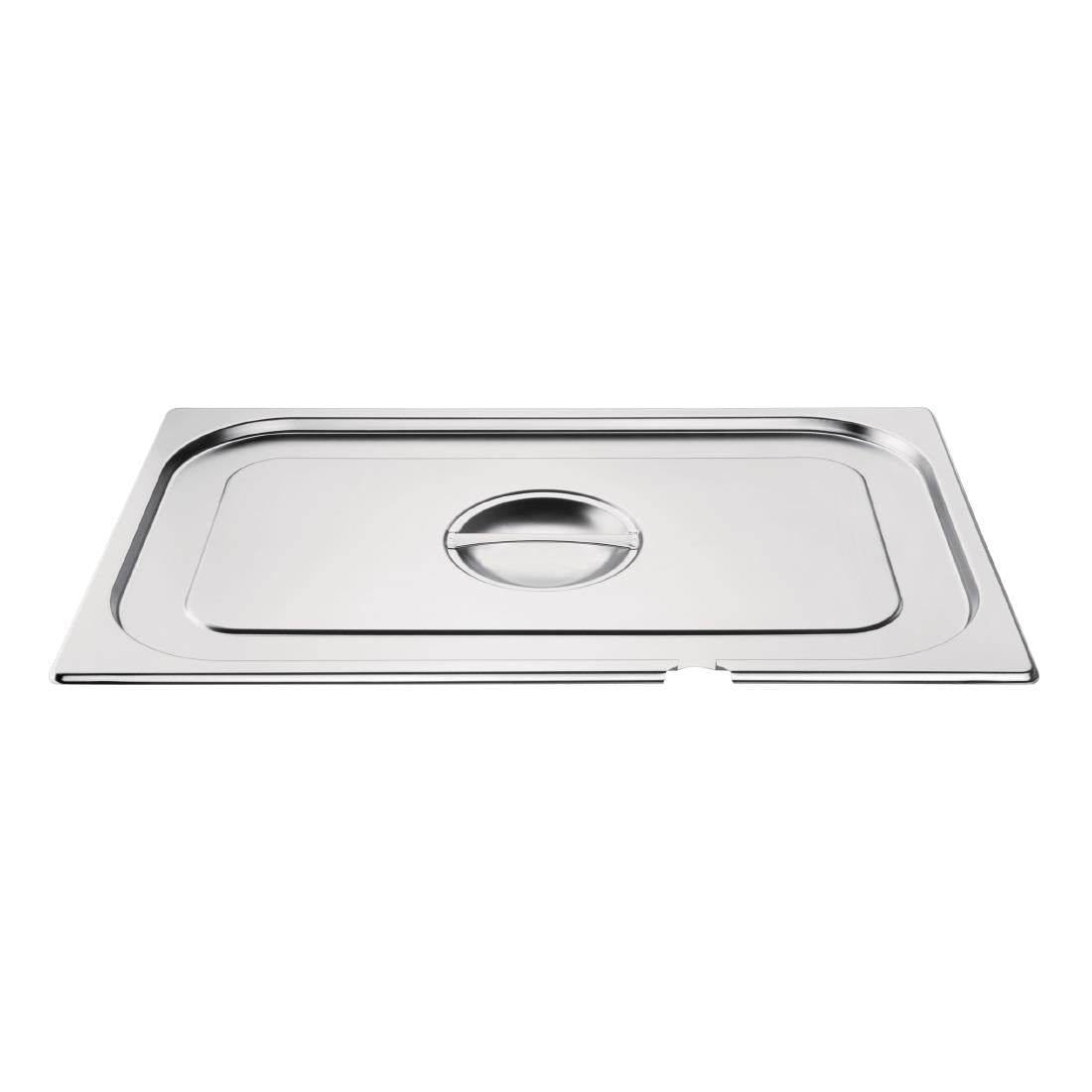 Vogue Stainless Steel 1/1 Gastronorm Notched Lid