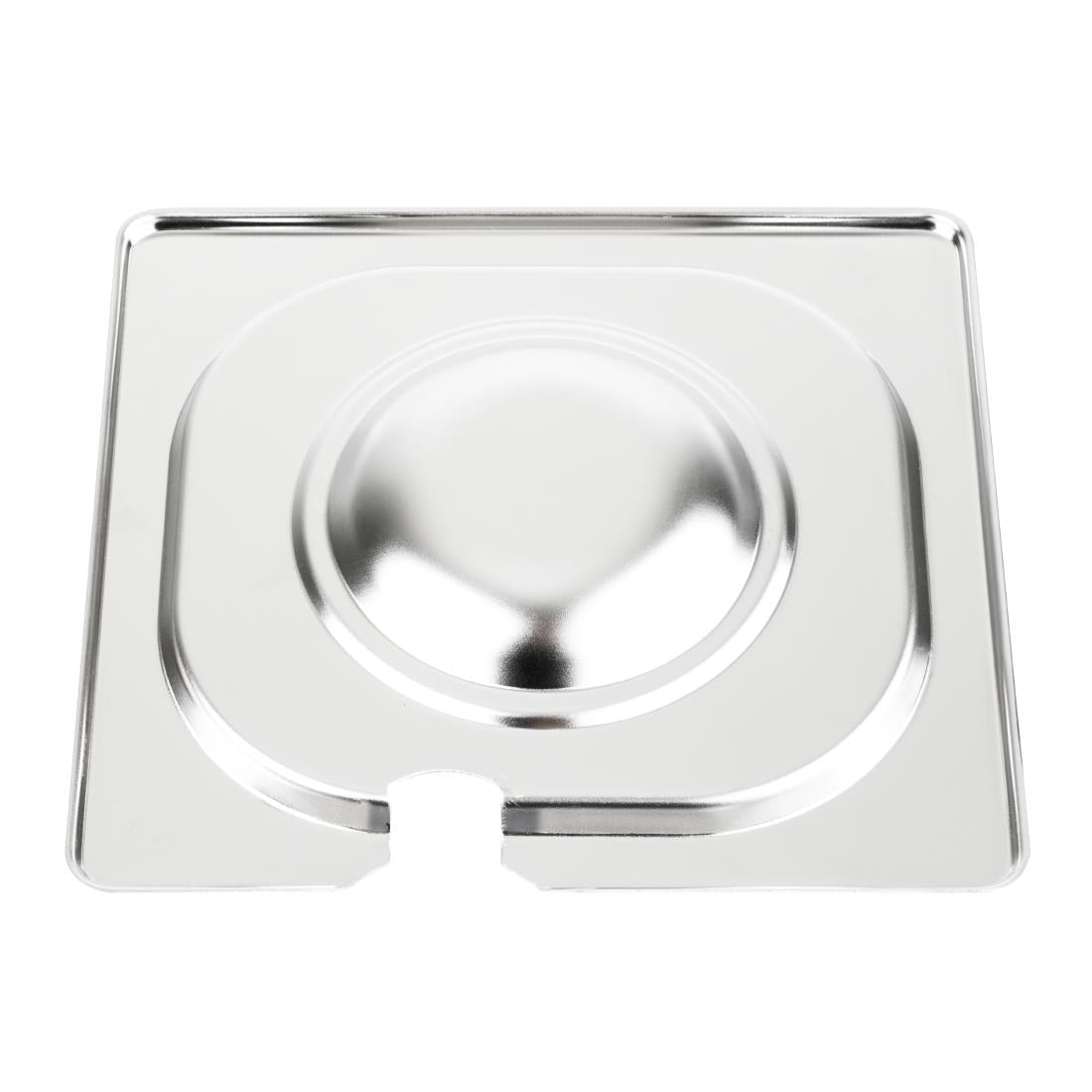 Vogue Stainless Steel 1/6 Gastronorm Notched Lid