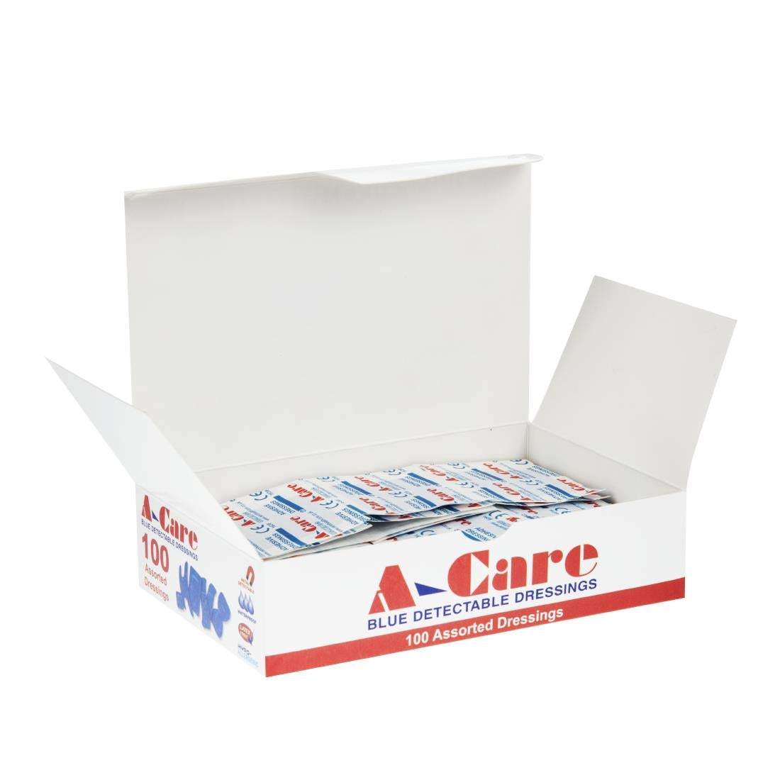 A-care Blue Assorted Plasters (100 Pack)