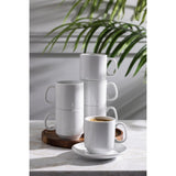 Olympia Whiteware Stacking Mugs 284ml (12 Pack)