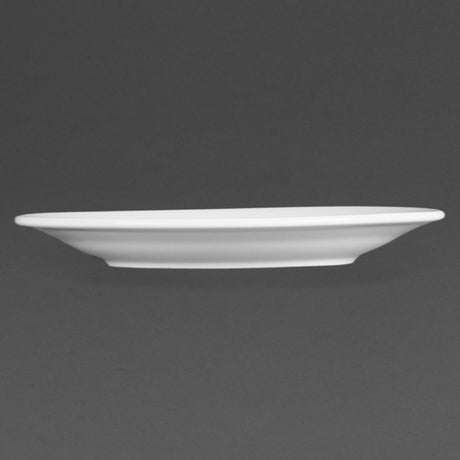 Olympia Whiteware Wide Rimmed Plates 165mm (Pack of 12)