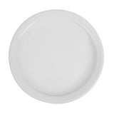 Olympia Whiteware Narrow Rimmed Plates 250mm (12 pack)