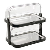 APS Roll Top Cool Display Tray Double Deck