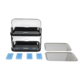 APS Roll Top Cool Display Tray Double Deck