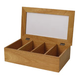 Olympia Hevea Wood Tea Box