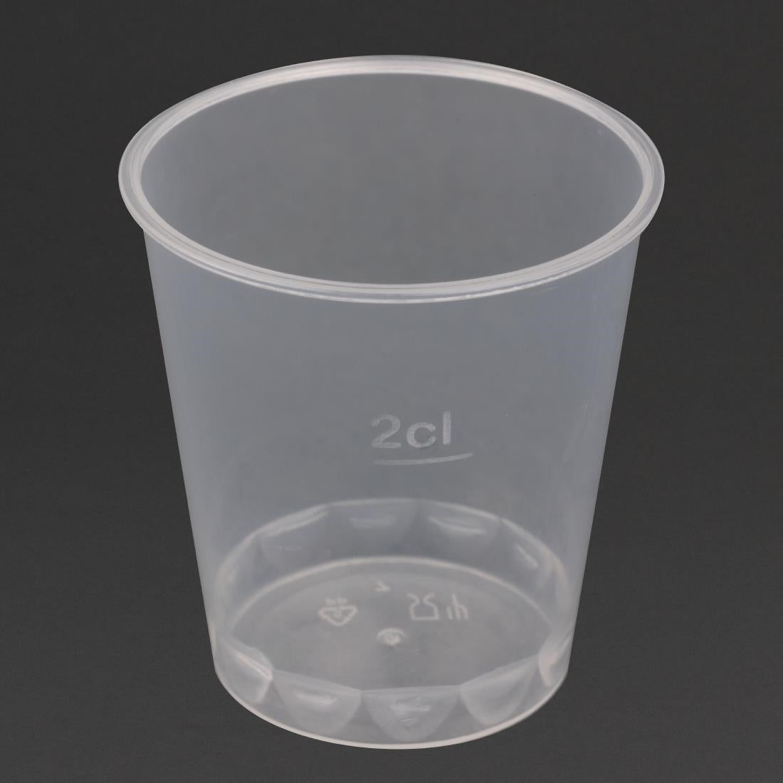 eGreen Flair PP Shot Glasses 30ml to Brim 20ml to Line UKCA CE (1000 Pack)