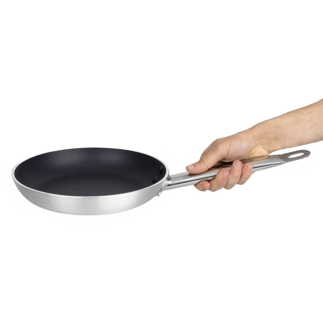 Vogue Aluminium Non-Stick Teflon Induction Frying Pan 24cm