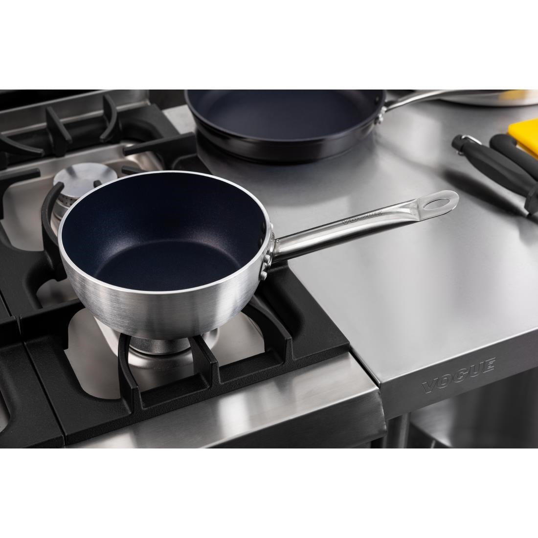 Vogue Aluminium Non-Stick Induction Flared Sauté Pan 20cm