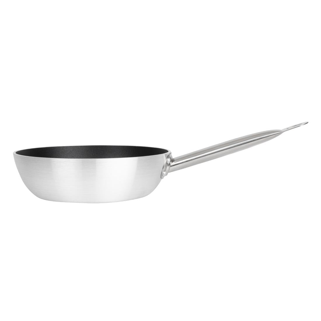 Vogue Aluminium Non-Stick Induction Flared Sauté Pan 24cm