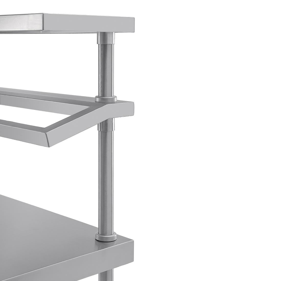 Vogue Stainless Steel Prep Station with Gantry 1500x600