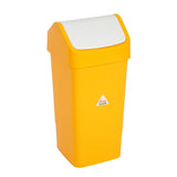 SYR Lucy Swing Top Bin Yellow 50Ltr