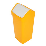 SYR Lucy Swing Top Bin Yellow 50Ltr