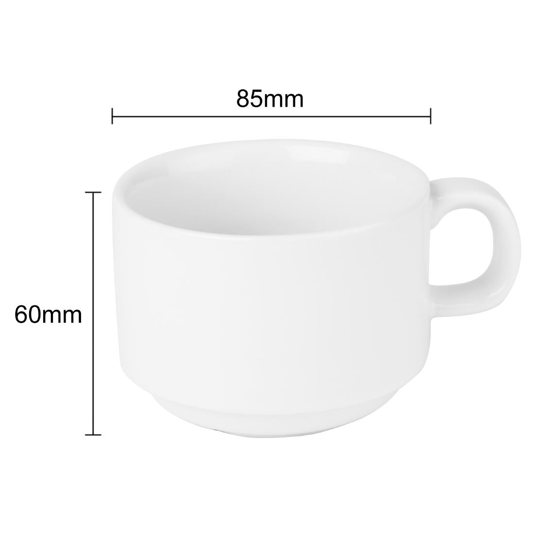 Olympia Athena Stacking Cups 200ml (24 Pack)