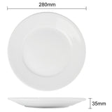 Olympia Athena Wide Rimmed Plates 280mm (6 Pack)