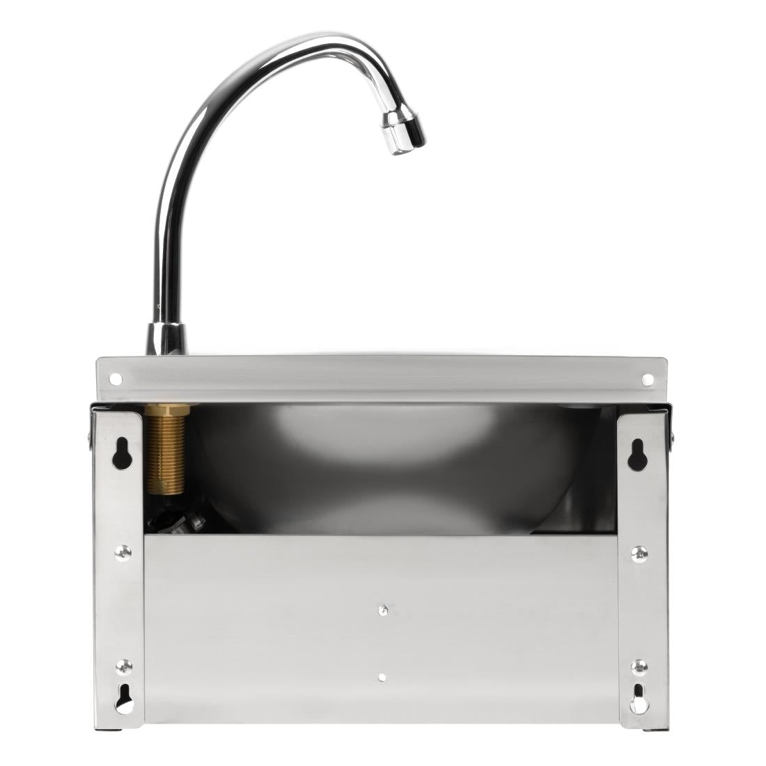 Basix Stainless Steel Knee Operated Hand Wash Basin