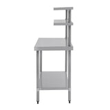 Vogue Stainless Steel Prep Station 1200x600mm