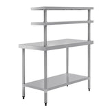 Vogue Stainless Steel Prep Station 1200x600mm