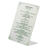 Slanted Acrylic Menu Holder A5