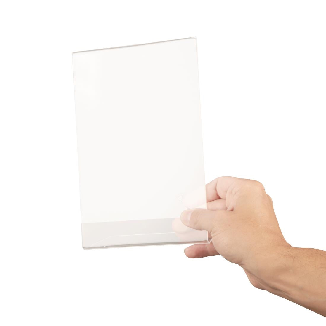 Slanted Acrylic Menu Holder A5