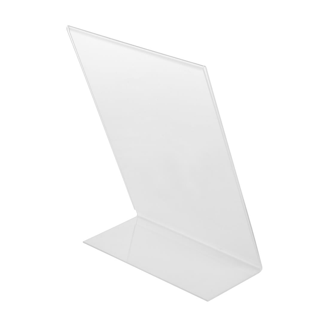 Slanted Acrylic Menu Holder A4