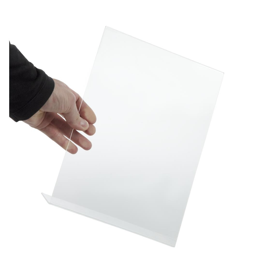 Slanted Acrylic Menu Holder A4