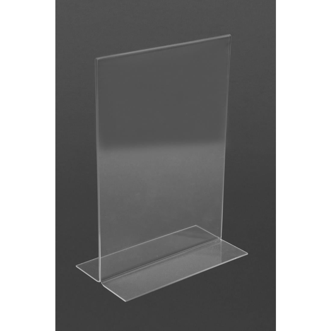 Upright Acrylic Menu Holder A5