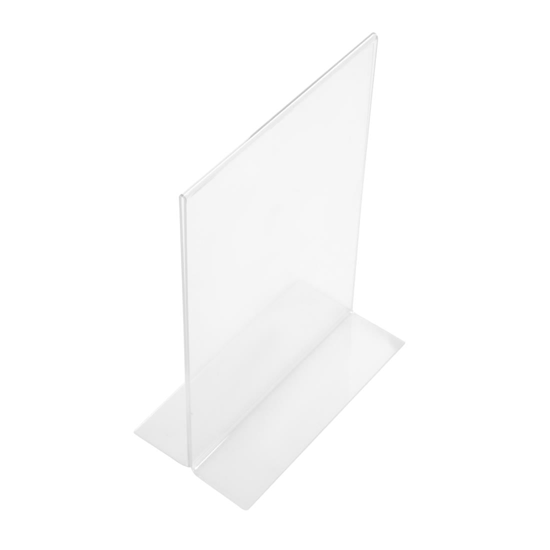 Upright Acrylic Menu Holder A5